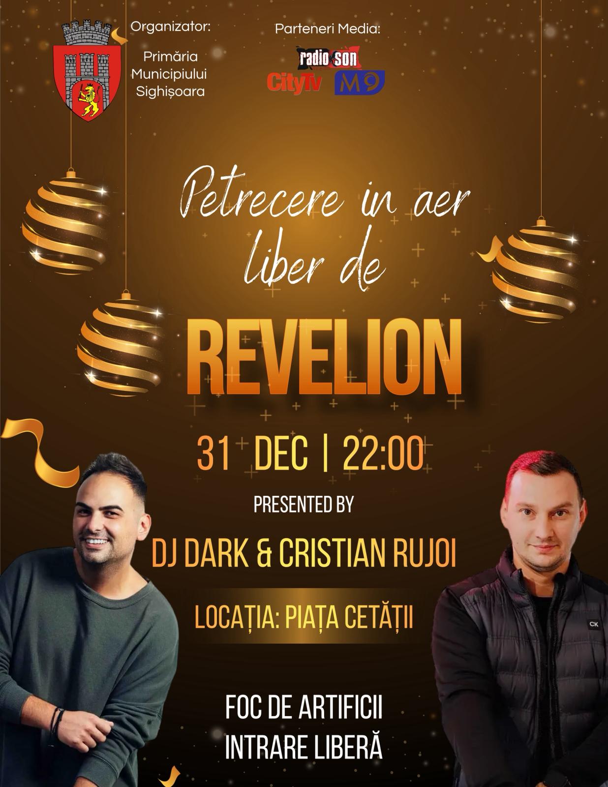 Petrecere în aer liber de Revelion || Cetatea Sighișoarei || 